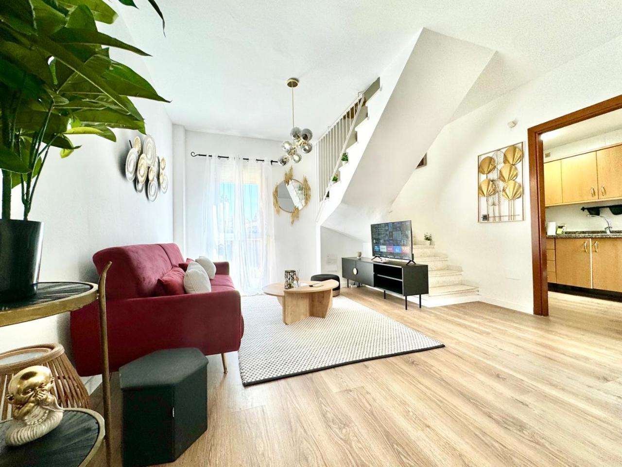 Lejlighed Historic Center Duplex With 3bd Ac & Parking Málaga