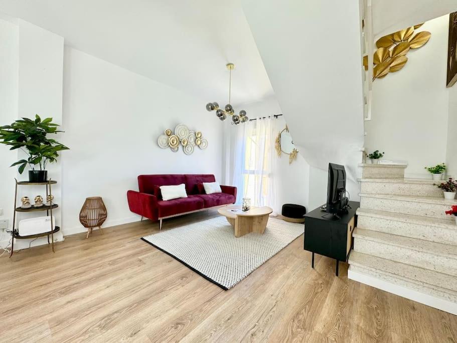 Historic Center Duplex With 3bd Ac & Parking Apartment Málaga