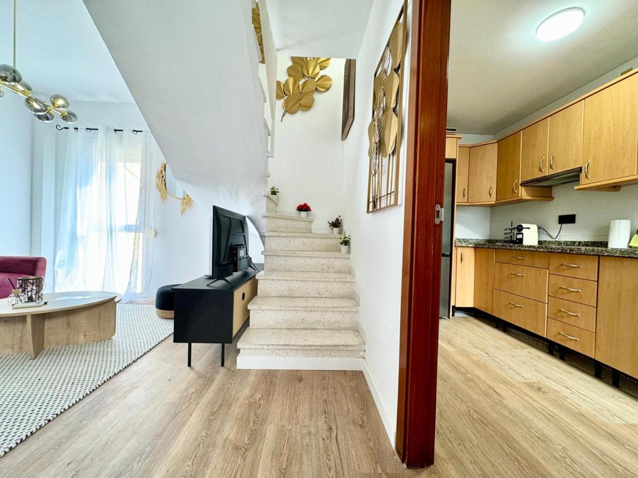 Historic Center Duplex With 3bd Ac & Parking Apartment Málaga
